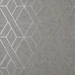 Fine Decor Miya Geo Grey Wallpaper FD43152
