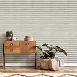 Fine Decor Wood Slats Sage Green Wallpaper Rustic Striped Modern Contemporary