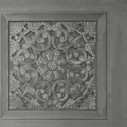 Fine Decor Carved Wood Panel Dark Grey Wallpaper Modern Floral Contemporary