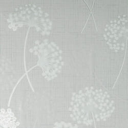 Fine Decor Grace Allium Grey Silver Wallpaper FD43284