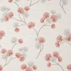 Fine Decor Kira Trail Red Wallpaper FD43311