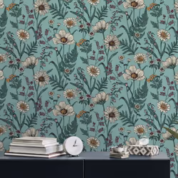 Fine Decor Wild Meadow Blue Wallpaper FD43338 - Additional view 7