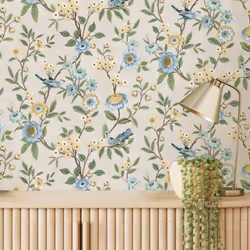 Fine Decor Eleanor Natural Wallpaper FD43448