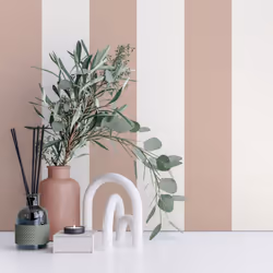 Fine Decor Juliette Stripe Pink Wallpaper FD43456