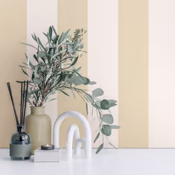 Fine Decor Juliette Stripe Natural Wallpaper FD43457