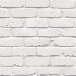 Fine Decor Painted Brick White Wallpaper FD43600