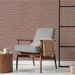 Fine Decor Painted Brick Pink Wallpaper FD43601