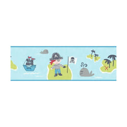 Decorline Carousel Pirates Border, Blue