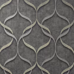 Fine Decor Milano 9 Wave Charcoal Wallpaper M95614