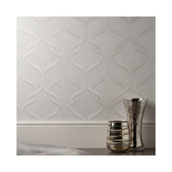 Fine Decor Milano 9 Wave Ivory Wallpaper M95620