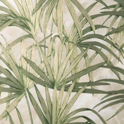 Palm Leaf Wallpaper Fine DÃ©cor Textured Heavyweight Vinyl Tropical Green Glitter