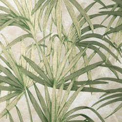 Palm Leaf Wallpaper Fine DÃ©cor Textured Heavyweight Vinyl Tropical Green Glitter