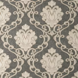 Vymura Florentine Damask Gunmetal Wallpaper M95660
