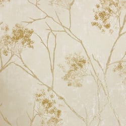 Vymura Sofia Sprig Gold Wallpaper M95672