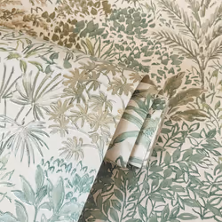 Vymura Capri Palm Green Wallpaper M95676