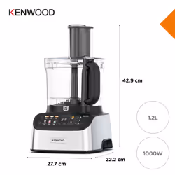 Kenwood FDM73.850SS food processor 1000 W 3 L Grey Built-in scales - Additional view 6