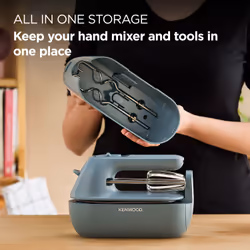 Kenwood HMP40.000GY Hand mixer 350 W Blue - Additional view 8