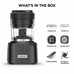 Kenwood CHP80.00BK electric food chopper 0.5 L 800 W Silver - Additional view 7