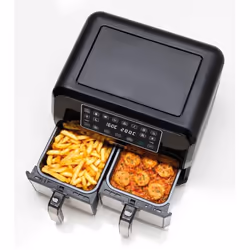 Kenwood HFM20.000MB fryer Double 8 L Stand-alone 1700 W Hot air fryer Black
