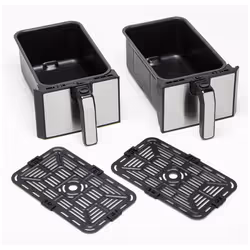 Kenwood HFM20.000MB fryer Double 8 L Stand-alone 1700 W Hot air fryer Black - Additional view 5