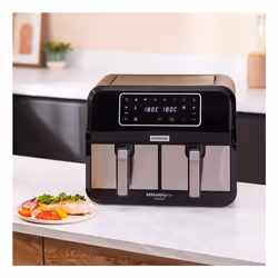 Kenwood HFM20.000MB fryer Double 8 L Stand-alone 1700 W Hot air fryer Black - Additional view 6