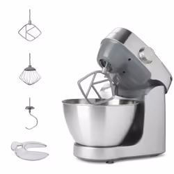 Kenwood Prospero+, Stand mixer, Silver, 4.3 L, Rotary, Plastic, Stainless steel