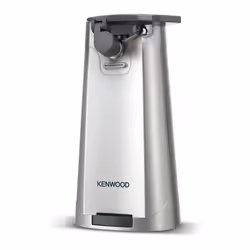 Kenwood Can Opener Bottle Opener and Knife Sharpener, Electric - 3-in-1 - Silver