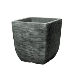 38cm Cotswold Square Planter Marble Green