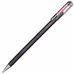 Pentel Hybrid - Dual Metallic - Liquid Gel Rollerball Pen - K110 - Green/Pink/Black - Blister Pack of 3 - XK110/3-DPAX