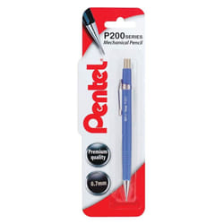 Pentel Mechanical Pencil, 0.7 mm Lead - 1 Blister Pack,blue
