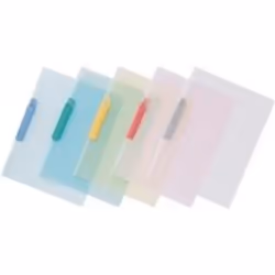 Pentel Clip File. Handy file for storing small documents. Easy to use - slide clip to open or close. Transparent front cover ...