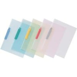 Pentel Recycology Clip File A4 Assorted Colours (Pack 10) - DCB14/MIX