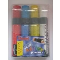 Pentel JUMBO CHALK MARKERS PK4 AST