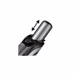 Pentel XBL77/2-A EnerGel Xm Retractable Gel Pen - Black (Pack of 2)