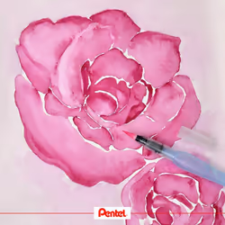 Pentel Aquash Water Brush Pen Medium Tip (1 Single Brush) - Additional view 4