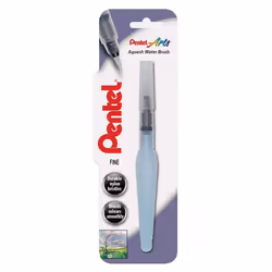 Pentel Aquash Water Brush, Fine Nib, 1 Brush on Blister Card