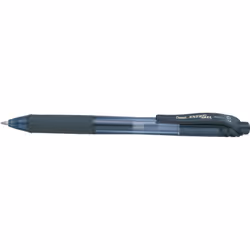 Pentel Energel-XBL107/2-A Retractable Gel Ink Roller Pen, 0.7 mm - Black (Pack of 2)
