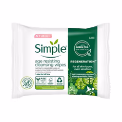 Simple Cleansing Wipes Age Resisting 25 Wipes Sensitive Skin