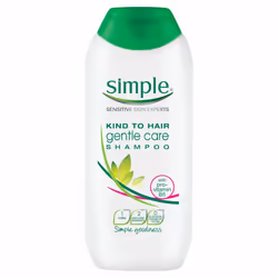 Simple Kind to Hair Gentle Care Shampoo, 6 Pack of 200ml