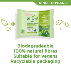 Simple Kind to Skin,Wipes For Sensitive Skins - Buy 3