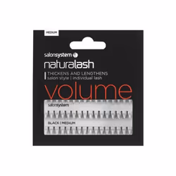 Salon System Individual Lashes Black - Medium