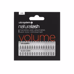 Salon System Individual Lashes Black - Long