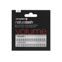 Salon System Individual Lashes Black - Long