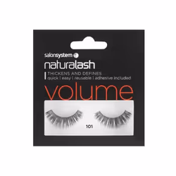 Salon System Naturalash Re-Usable Eyelashes - Black - 101