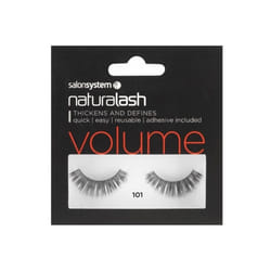 Salon System Naturalash Re-Usable Eyelashes - Black - 101