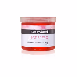 Salon System Just Wax Red Cherry & Jasmine Gel Wax - 450g