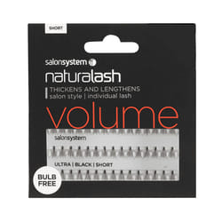 Salon System Individual Lashes Ultra Black - Short