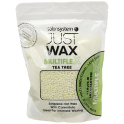 Salon System 700g Just Wax Multi Flex Stripless Wax Brazilian Leg/Underarm Wax Tea Tree and Calendula