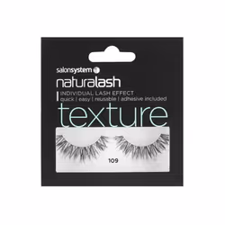 Salon System Naturalash Volume Strip Eyelashes - Black - 109