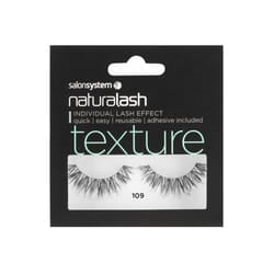 Salon System Naturalash Volume Strip Eyelashes - Black - 109